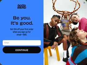 goodweird.com homepage screenshot