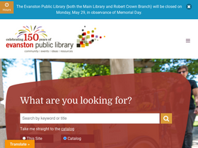 'epl.org' screenshot