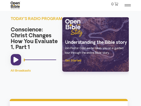 'openthebible.org' screenshot