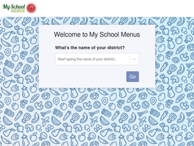 'myschoolmenus.com' screenshot