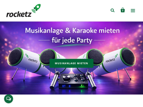 Rocketz homepage screenshot