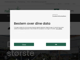 'jespersplanteskole.dk' screenshot