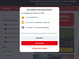 'betclic.fr' screenshot