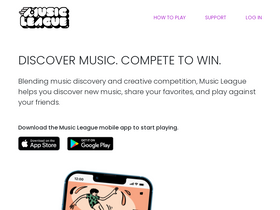 'musicleague.com' screenshot