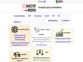 'objectif-renta.com' screenshot