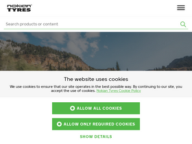 'nokiantires.com' screenshot