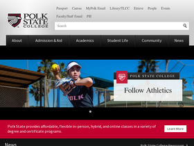 'polk.edu' screenshot