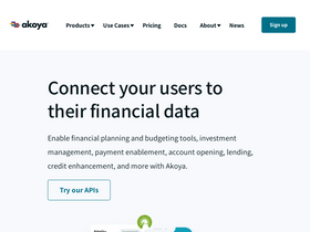 'akoya.com' screenshot