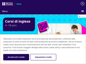 'britishcouncil.it' screenshot