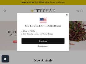 'ittehadtextiles.com' screenshot