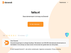 faits.nl homepage screenshot