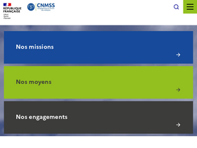 'cnmss.fr' screenshot