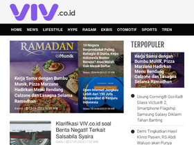 'viv.co.id' screenshot