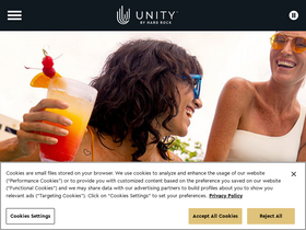 'unitybyhardrock.com' screenshot