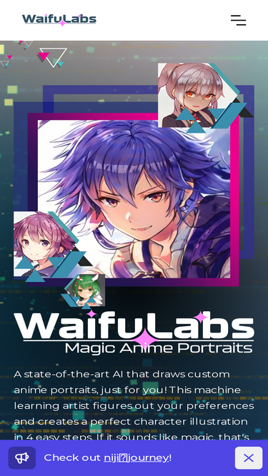 Waifu Labs - Magical Anime Portraits