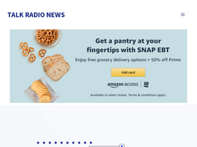 'talkradionews.com' screenshot
