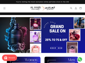 'alhajisperfumes.com' screenshot