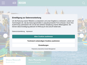 'aldi-reisen.de' screenshot