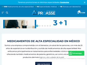proasse.mx homepage screenshot