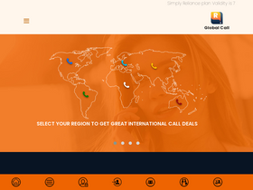 'relianceglobalcall.com' screenshot