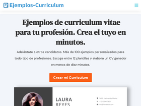 'ejemplos-curriculum.com' screenshot