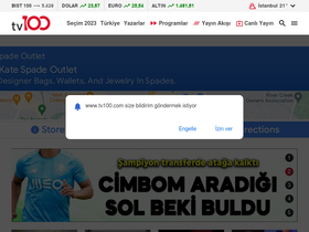 'tv100.com' screenshot