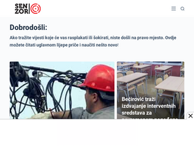 'senzor.ba' screenshot