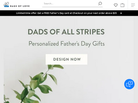 'bagsoflove.com' screenshot