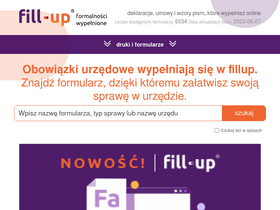 'druki-formularze.pl' screenshot