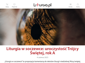 'liturgia.pl' screenshot