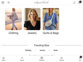 abigailheche.com homepage screenshot
