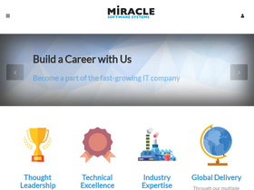 'miraclesoft.com' screenshot