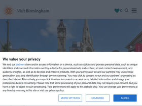 'visitbirmingham.com' screenshot
