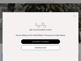 'tigerlily.com.au' screenshot