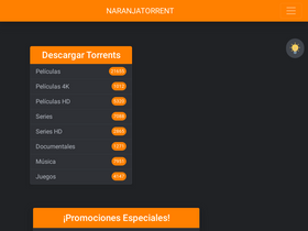 'naranjatorrent.com' screenshot
