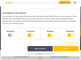 'agiliosoftware.com' screenshot