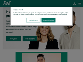 'academicwork.se' screenshot