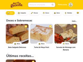 'aquelareceita.com.br' screenshot