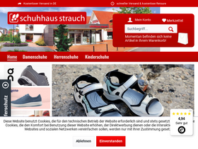 'schuhhaus-strauch.de' screenshot