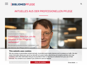 'bibliomed-pflege.de' screenshot