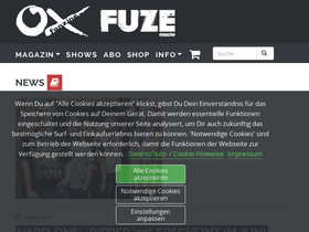 'ox-fanzine.de' screenshot
