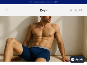 zaga.mx homepage screenshot