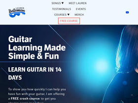 'laurenbateman.com' screenshot