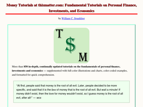 'thismatter.com' screenshot