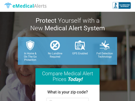'emedicalalerts.com' screenshot