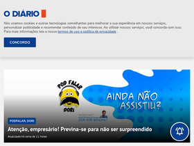 'odiariodemogi.net.br' screenshot