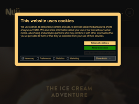 'nuiiicecream.com' screenshot