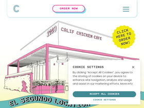 'califchickencafe.com' screenshot