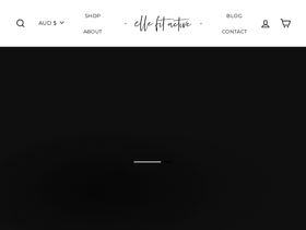 ellefitactive.com homepage screenshot
