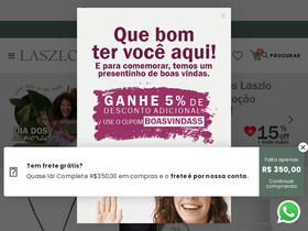 'laszlo.com.br' screenshot